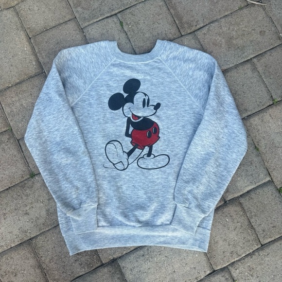 80s Vintage Disney Casuals Mickey Mouse Crewneck Size M‎ - Picture 1 of 4
